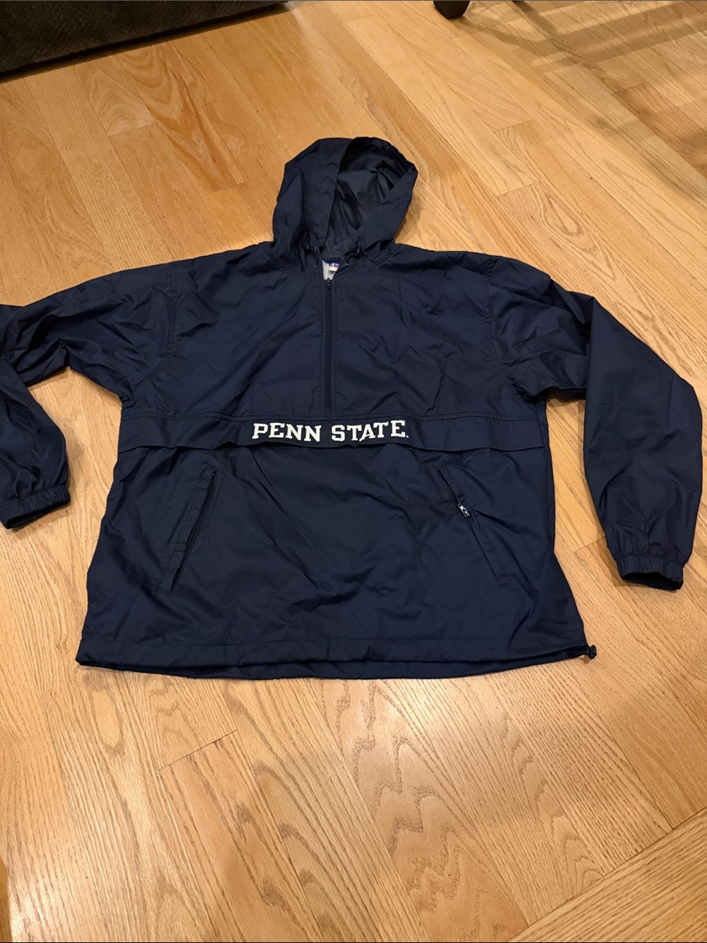 Champion Navy Penn State Pullover Windbreaker